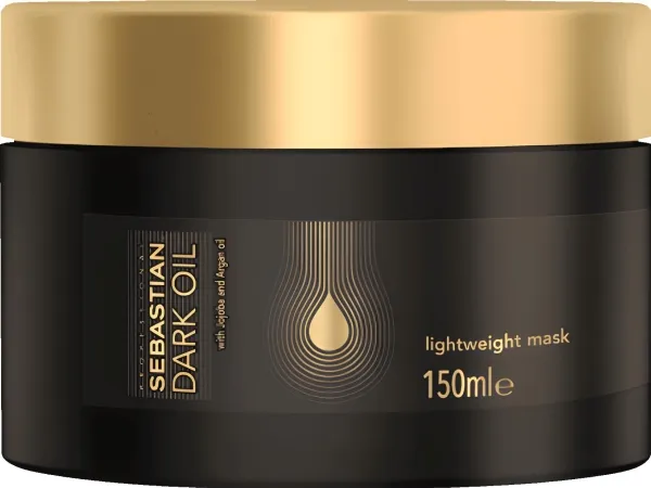 Sebastian Professional Dark Oil Shampoo Conditioner Masks and Treatments Infused with Jojoba Oil and Argan Oil 150ml