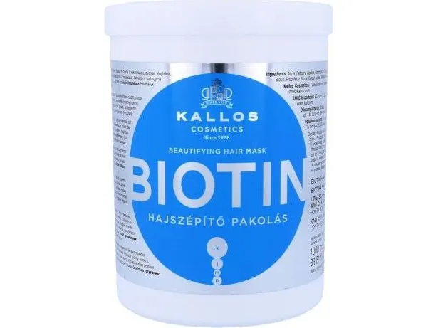 Kallos Biotin Hårmaske Hårmaske 1000ml