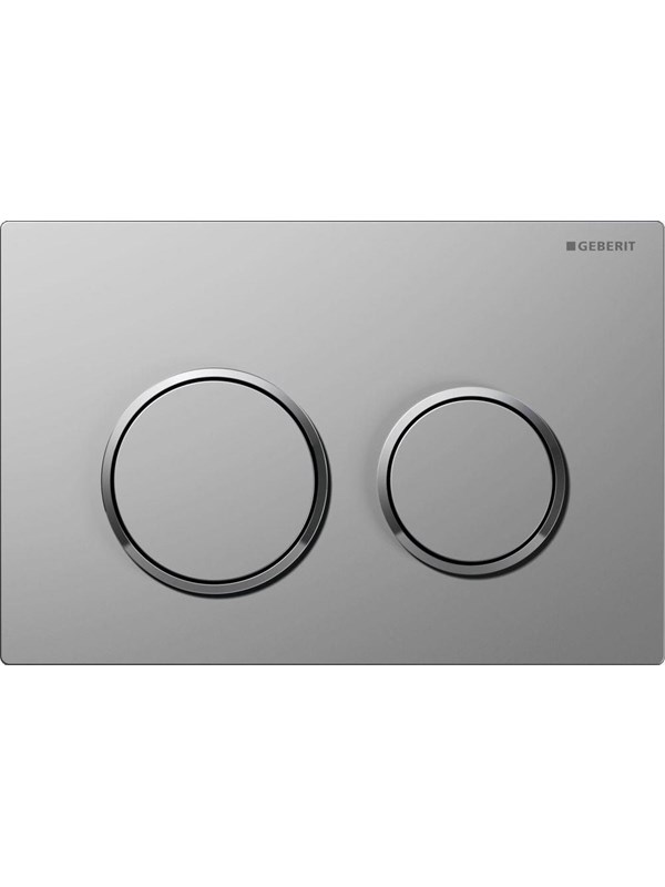 Geberit actuator plate omega20 for dual flush: bright chrome