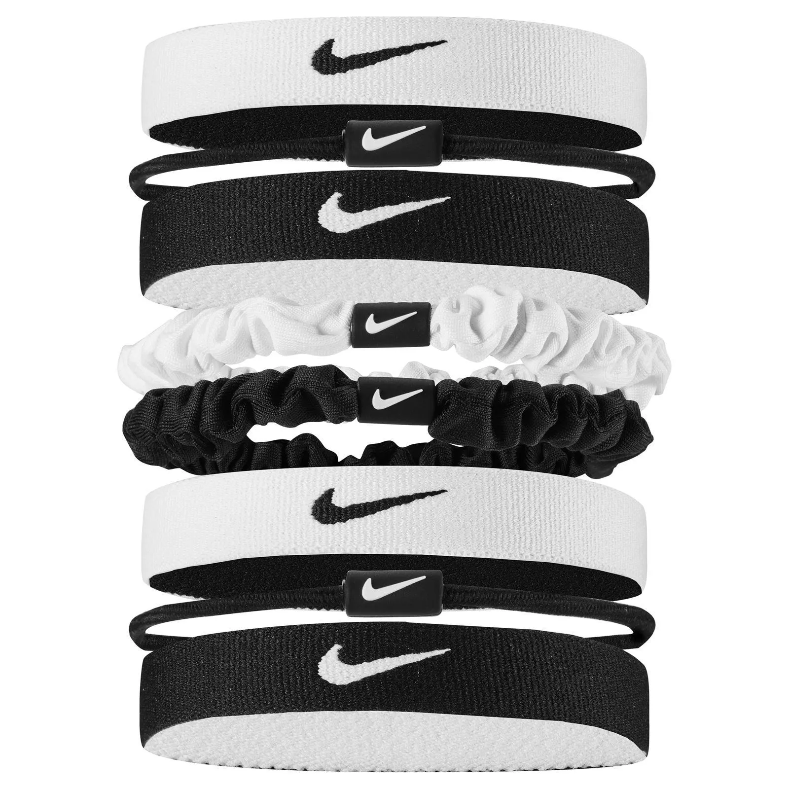 Nike Mixed Flexible Classic Hair Tie (Pack of 8)