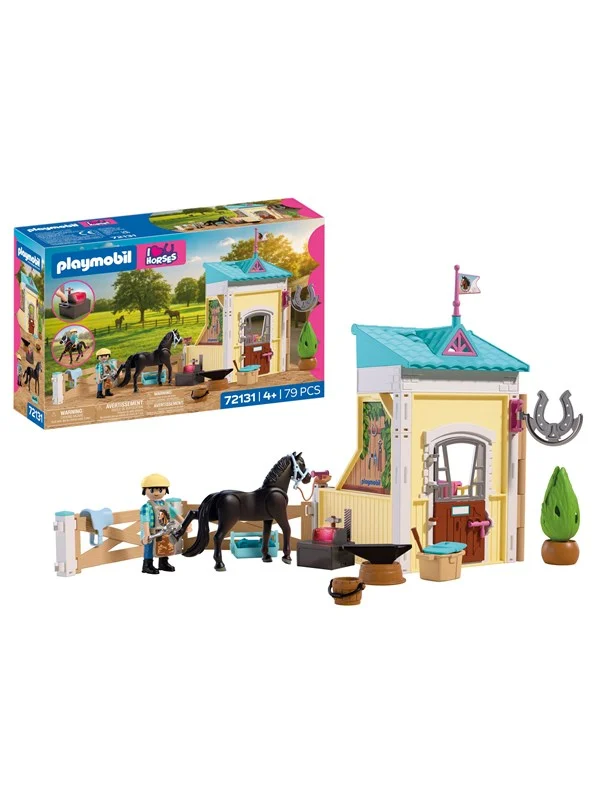 Playmobil - Small Stable with Blacksmith