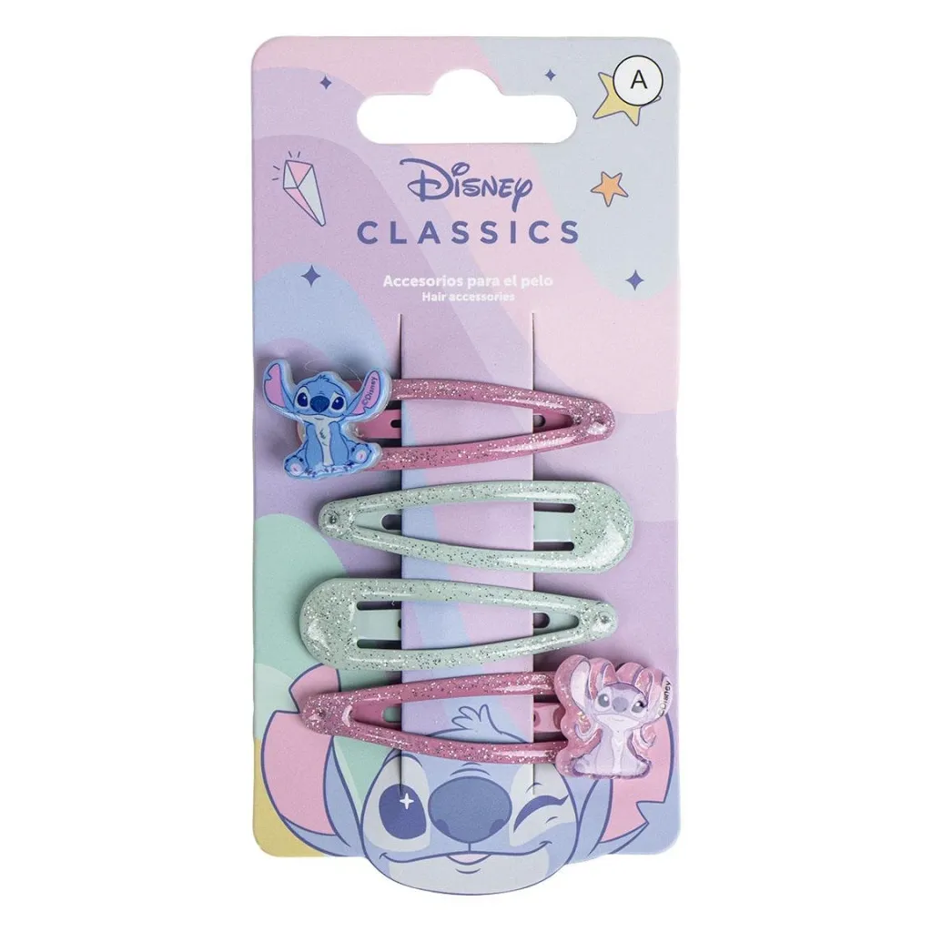 Disney Lilo & Stitch Angel Hårspenner Sett, 4 Deler - Stilig og Praktisk til alle Anledninger!