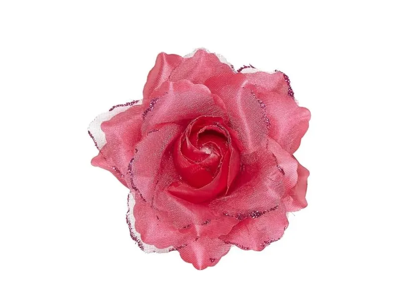Hårklips pink rose