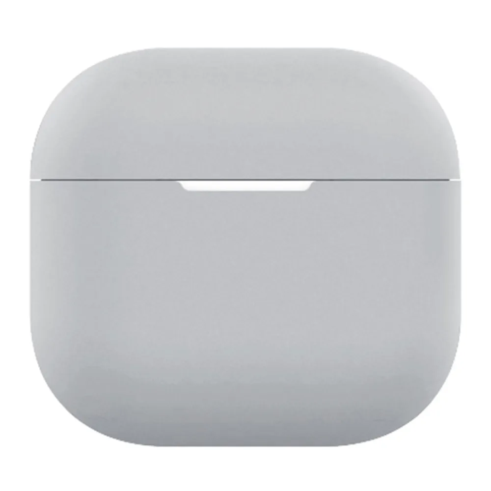 AirPods 4 Silicone Case Bluetooth Earphone Anti-Scratch Protective Cover - Light Grey