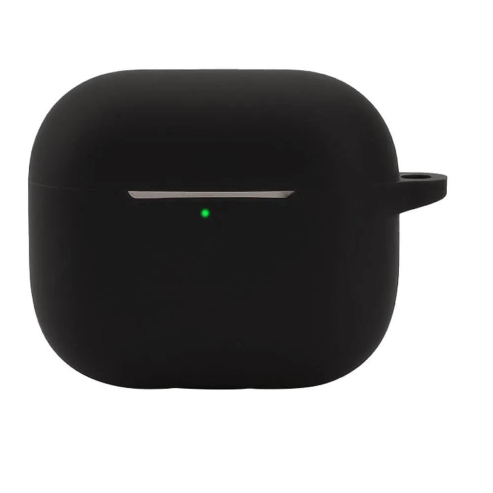 AirPods 4-etui Bluetooth-øretelefonetui i silikon Øreproppbeskyttende deksel - Svart