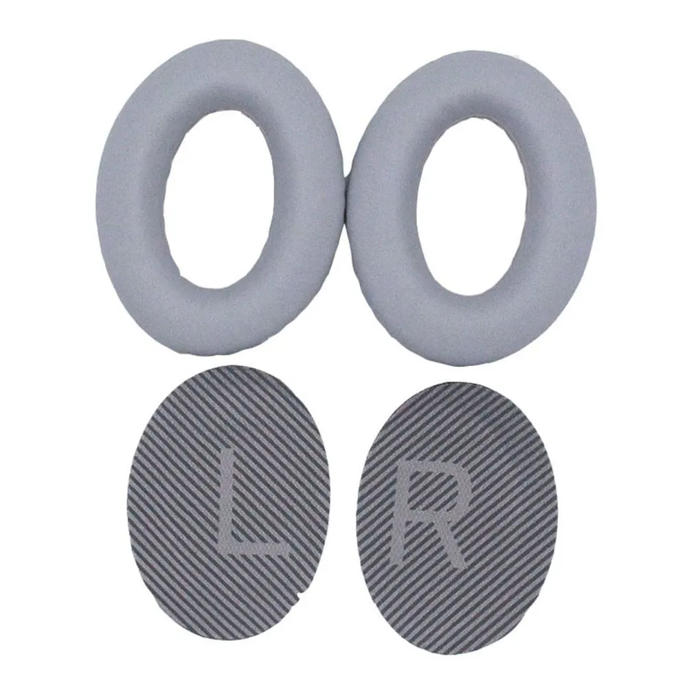 1 par BOSE QC15 / QC25 / QC35 JZF-236 øreputer i skinn - Sølv
