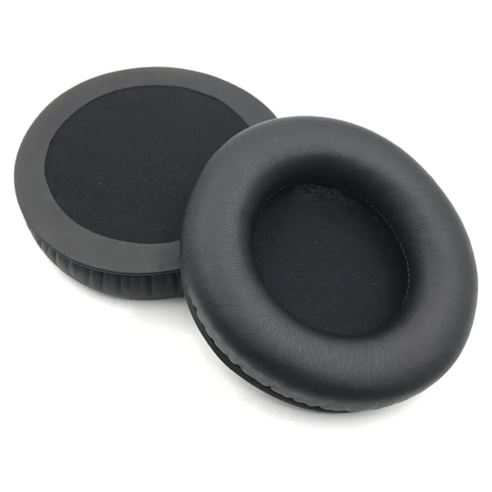 1 par AKG K167 / K267 / K182 / K245 / K175 / K275 øreputer for hodetelefoner i lær + øreputer med minneskum - Svart