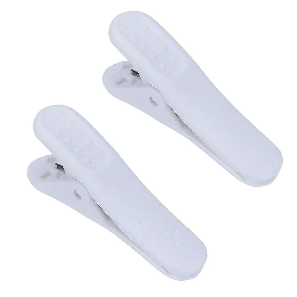 Hodetelefonkabelholder - hodetelefonklips - 2-pakning hvit [Stor]