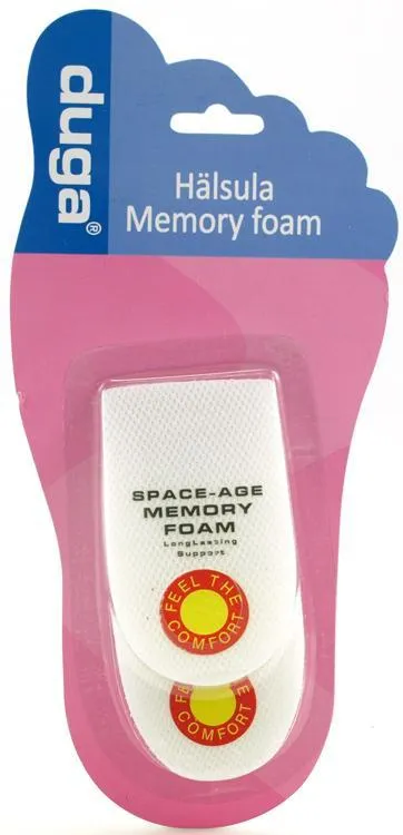 Hælinnlegg / Skoinnlegg / Hælbeskyttelse - Memory Foam - Herr