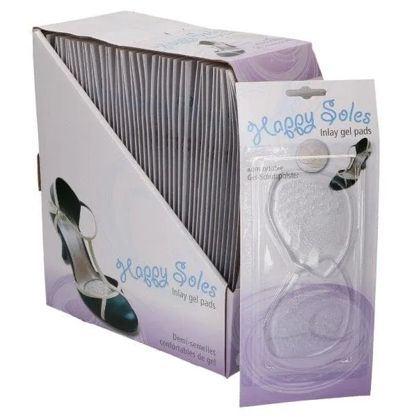 Gel skoinnlegg for forfoten – 2 silikonputer