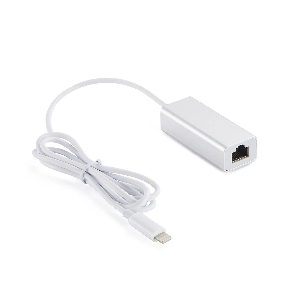 NÖRDIC Lightning (ikke MFI) til 10/100 Mbps Ethernet Network Adapter 1M White