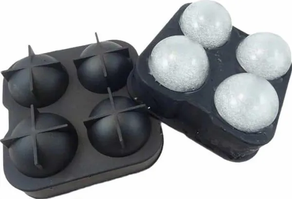 Alpenburg FORMA silikonform til 4 isboller til drinker