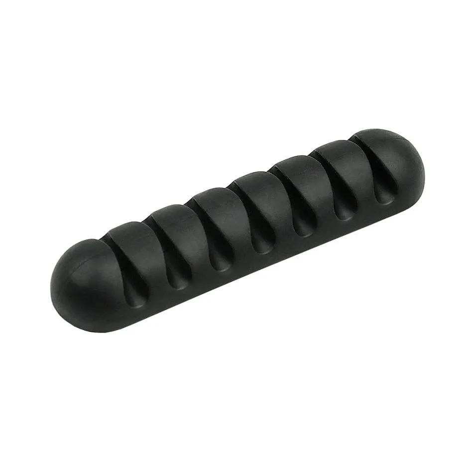 Kabelholder med 7 plasser - Svart