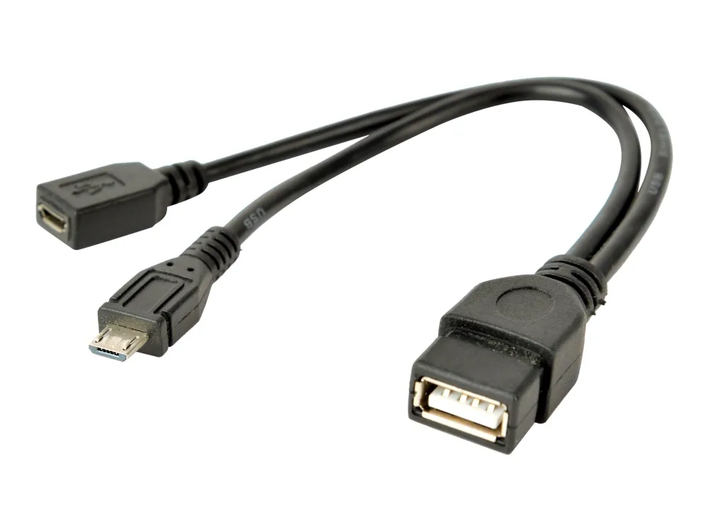 Cablexpert - USB-kabel - USB (hunn) til Micro-USB type B - USB 2.0 OTG - 15 cm - formstøpt