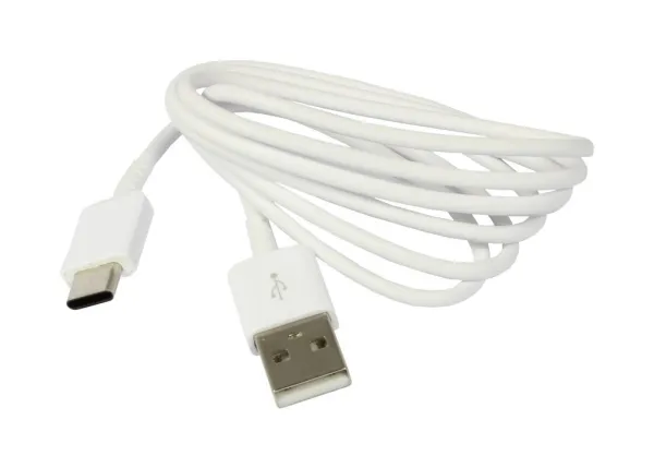 Synergy 21 forbruker USB-kabel USBA til USBC USB20 hvit ALLTRAVEL