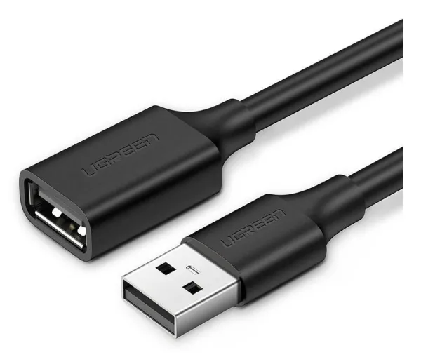 Ugreen US103, 0,5 m, USB A, USB A, USB 2.0, 0,48 Gbit/sek., svart