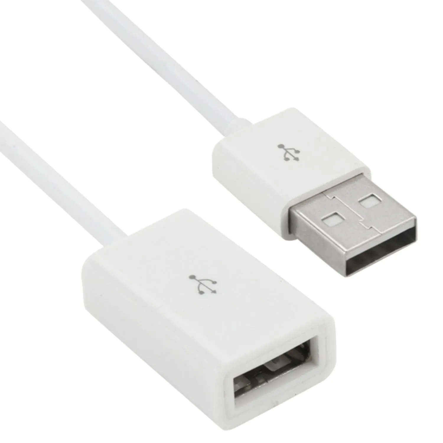 2-Pak Forlengelseskabel USB - 1 meter