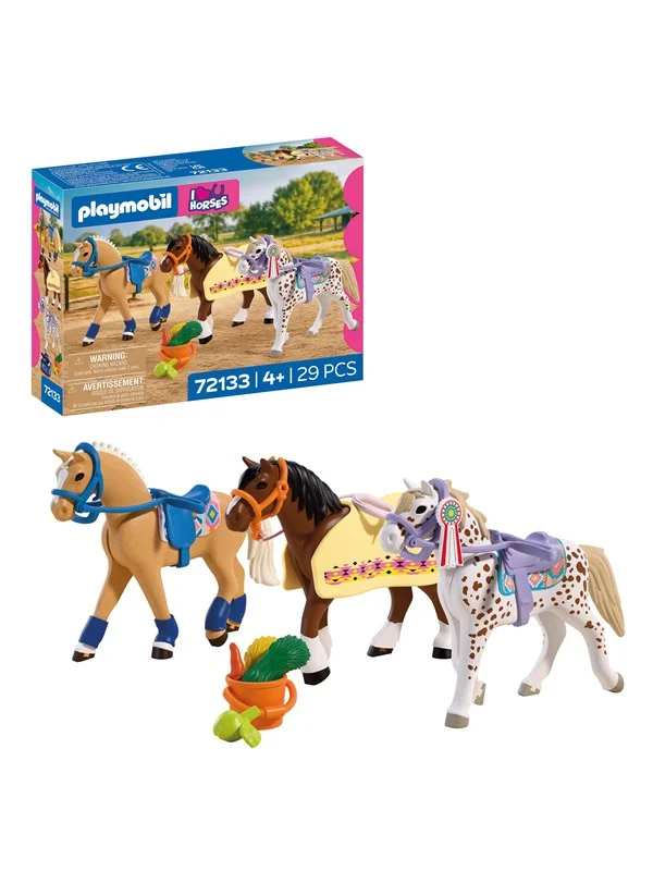 Playmobil - Three Horses for Collecting