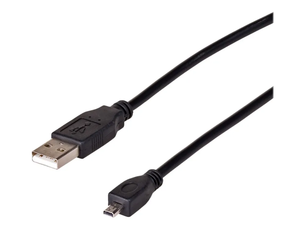 Akyga AK-USB-20 - Datakabel - UC-E6 connector hann til USB hann - 1.5 m - svart