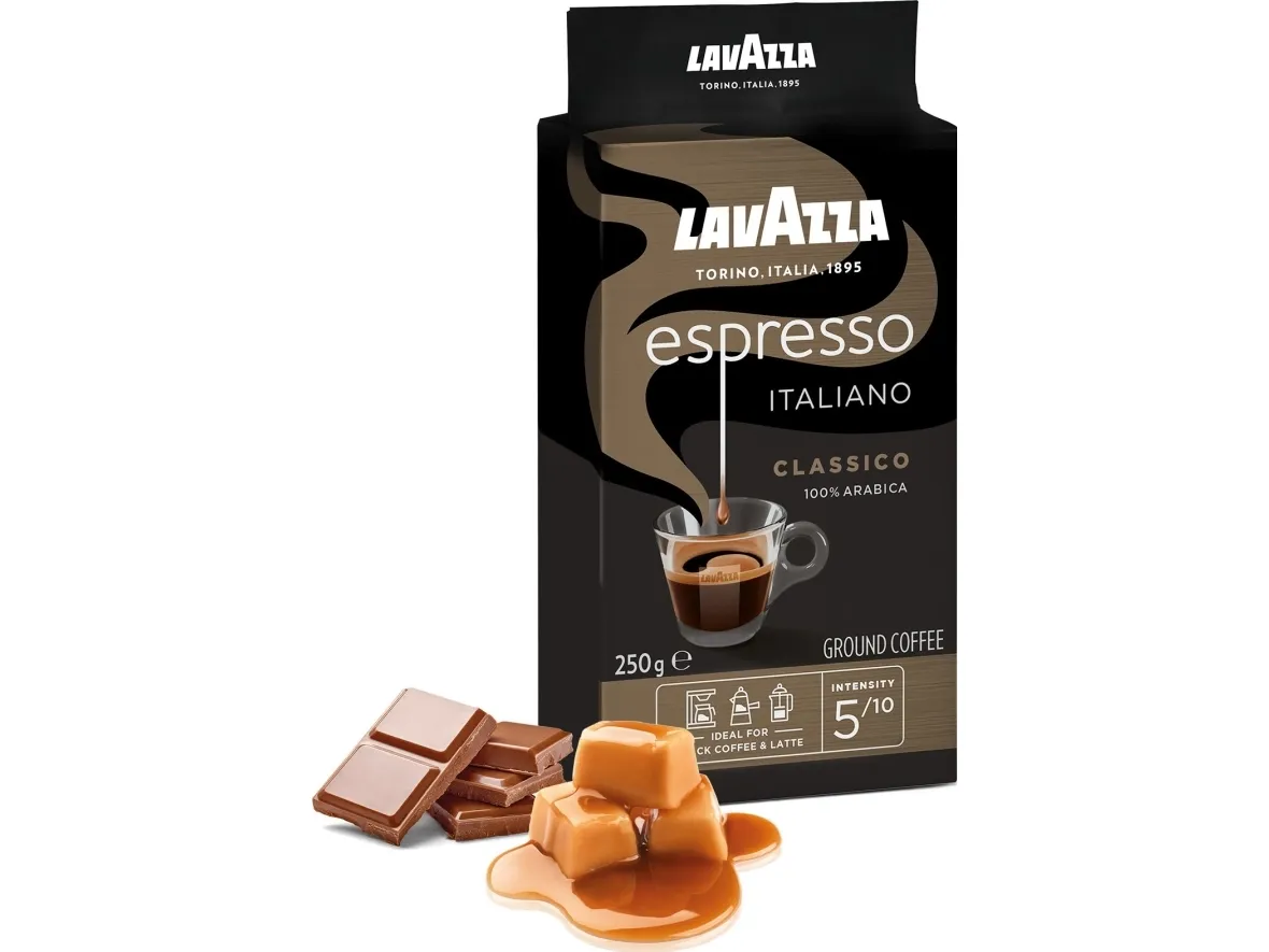 Lavazza Espresso Italiano Classico, 250 g, Lysbrent, Espresso, Krukke