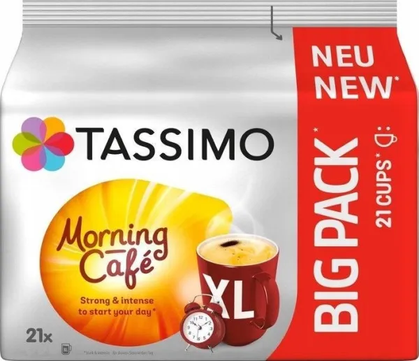TASSIMO 4028531, Kaffe pute, 21 kopper, Flerfarget, Tassimo, Veske, 21 stykker
