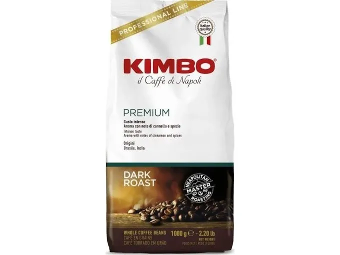 Kaffe hele bønner Kimbo Premium 1 kg