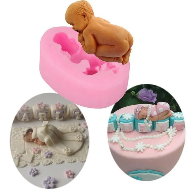 Sovende babymugg, dåp, babyshower, sovende baby - Mold
