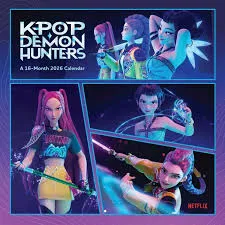 K-Pop Demon Hunters - 2026 Veggkalender