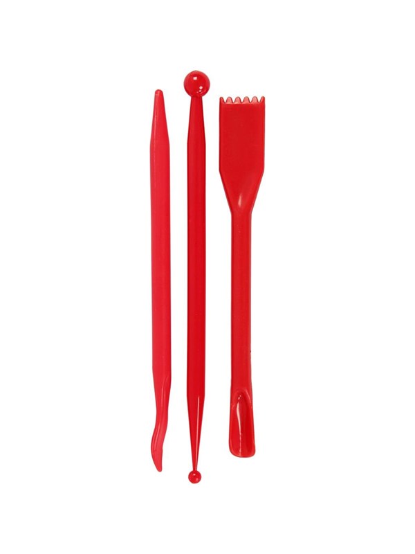Creativ Company Modeling tools Red 3pcs.