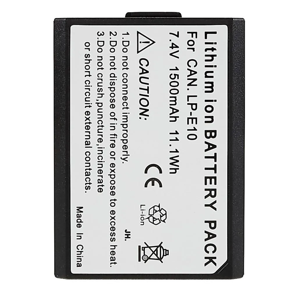For CANON 1000D 1100D 1200D 1300D 1500D 3000D kamerabatteri