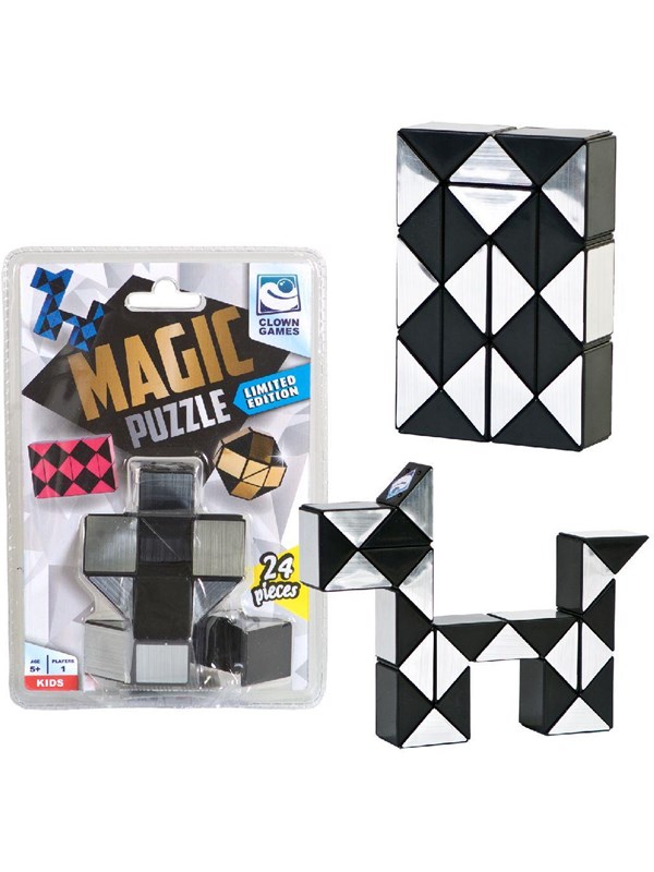 Clown Games - Clown Magic Puzzle Silver 3D Puslespill