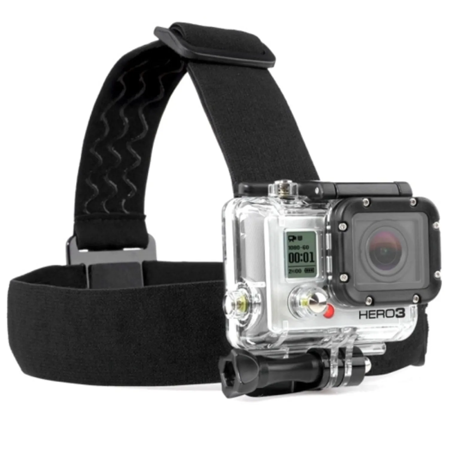 Elastisk Hodefeste for GoPro - Alle modeller