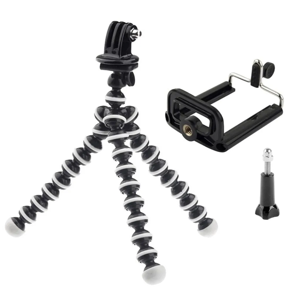 Fleksibel Tripod Kamerastativ - Stativ for Mobil / GoPro (16 cm)