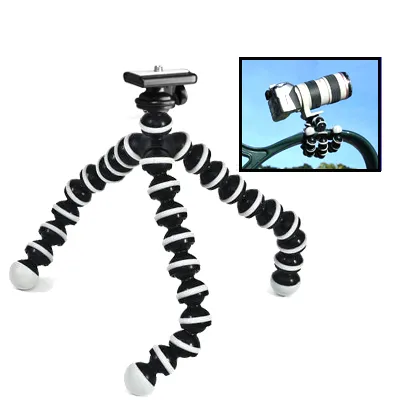 Fleksibelt kamerastativ med 360° rotation og 1/4"-beslag