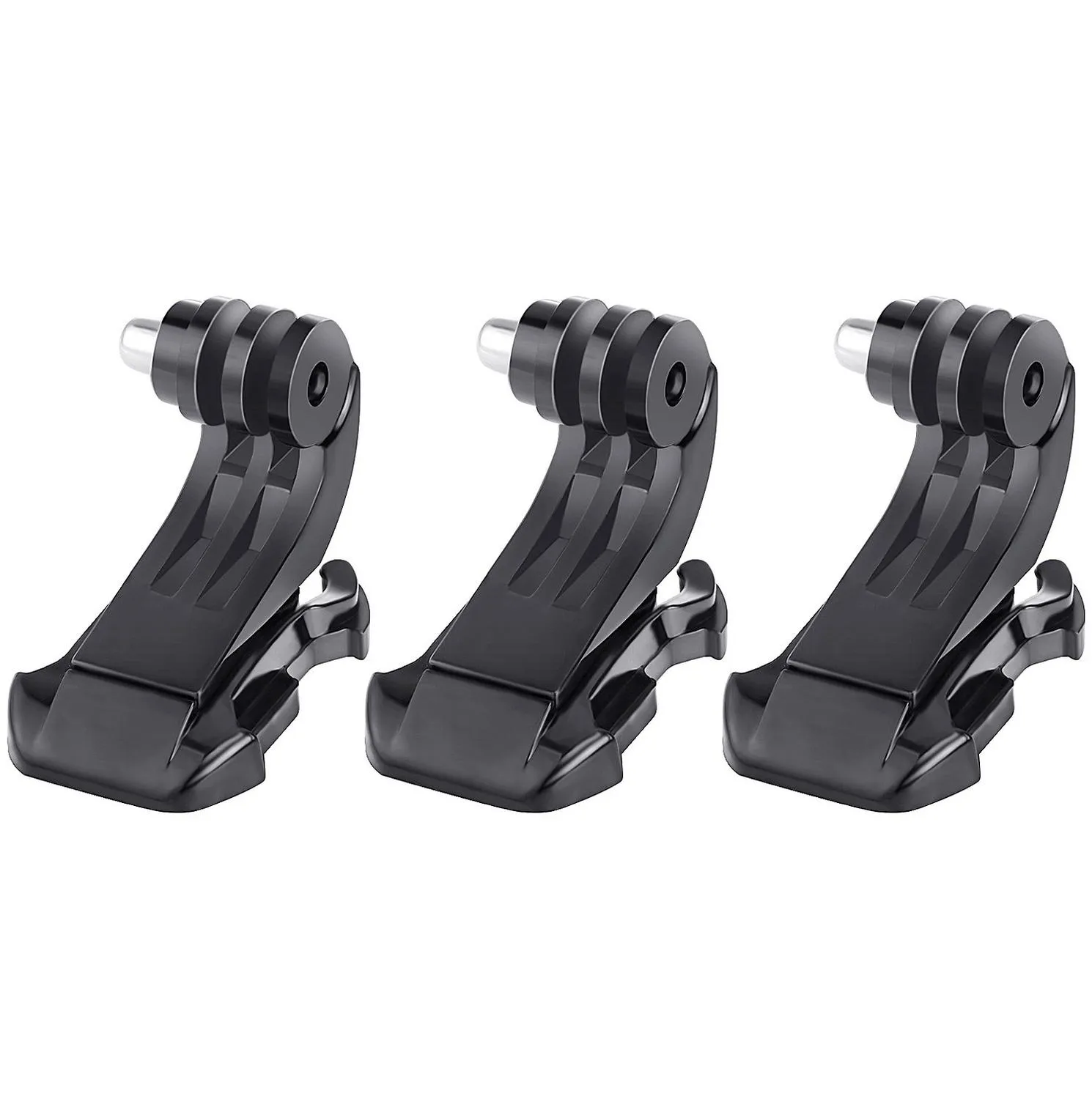 3-Pak J-Hook Feste / Hurtigfeste for GoPro - Alle modeller
