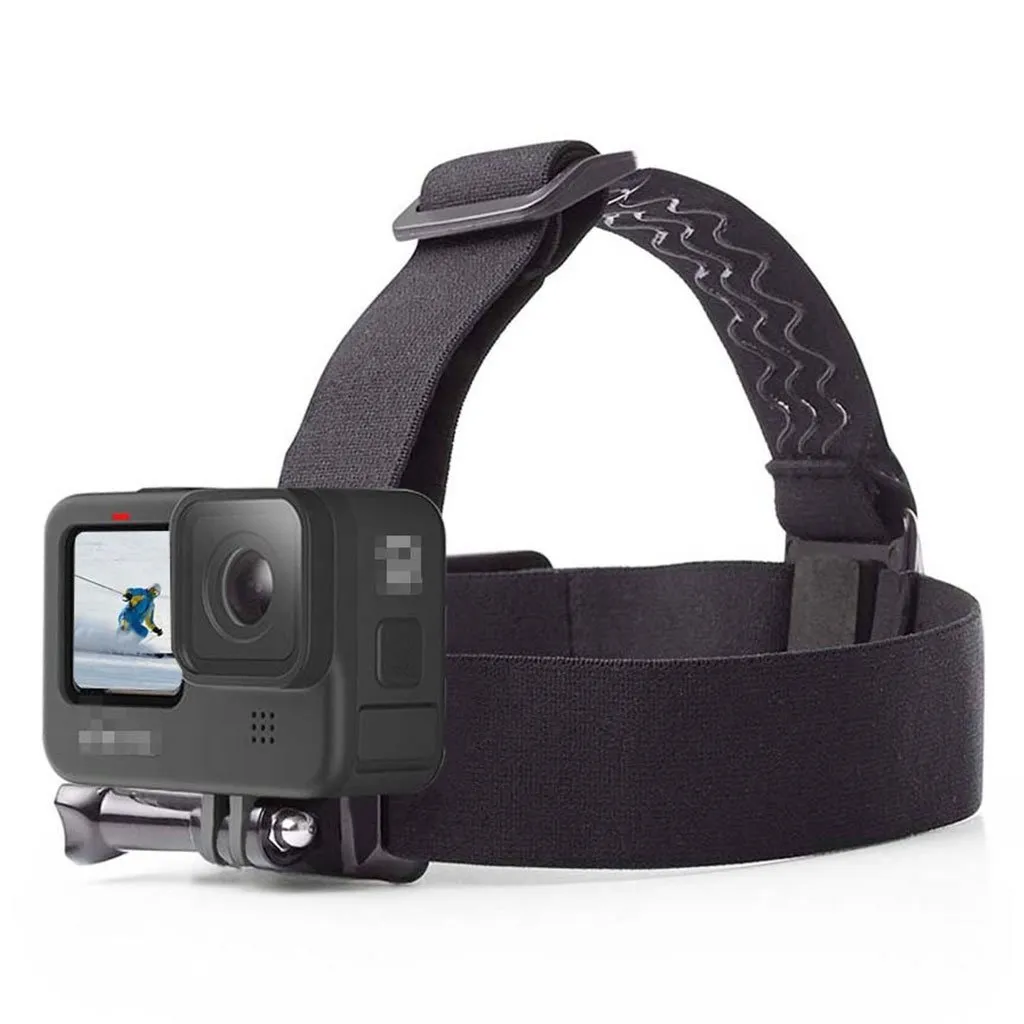 GoPro Hero 9 justerbart hodebånd i nylon for kamera