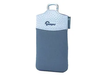 Lowepro Tasca 20 - Etui til mobiltelefon/spiller/kamera - neopren - polarblå, Glacier - for Canon PowerShot A480; Casio High Speed EXILIM EX-FC100;...