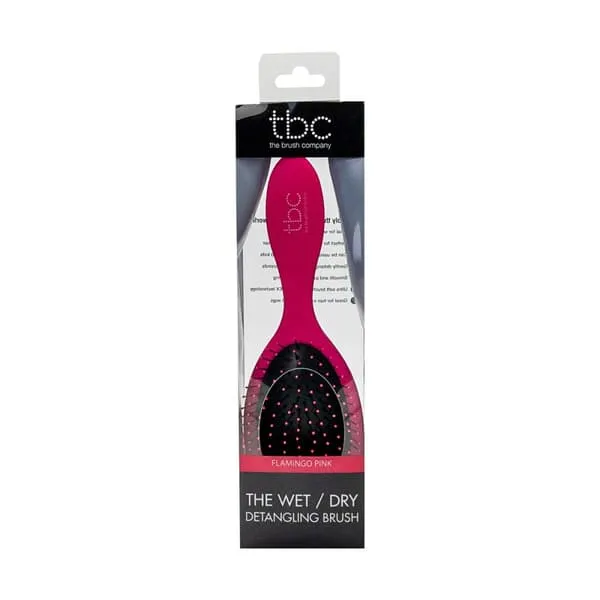TBC® The Wet & Dry Brush hårbørste - Rosa