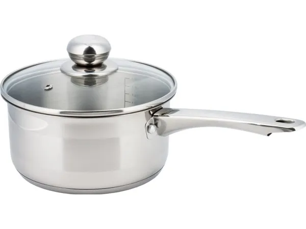 King Hoff kjele med lokk i stål 12 cm, 0,5 l
