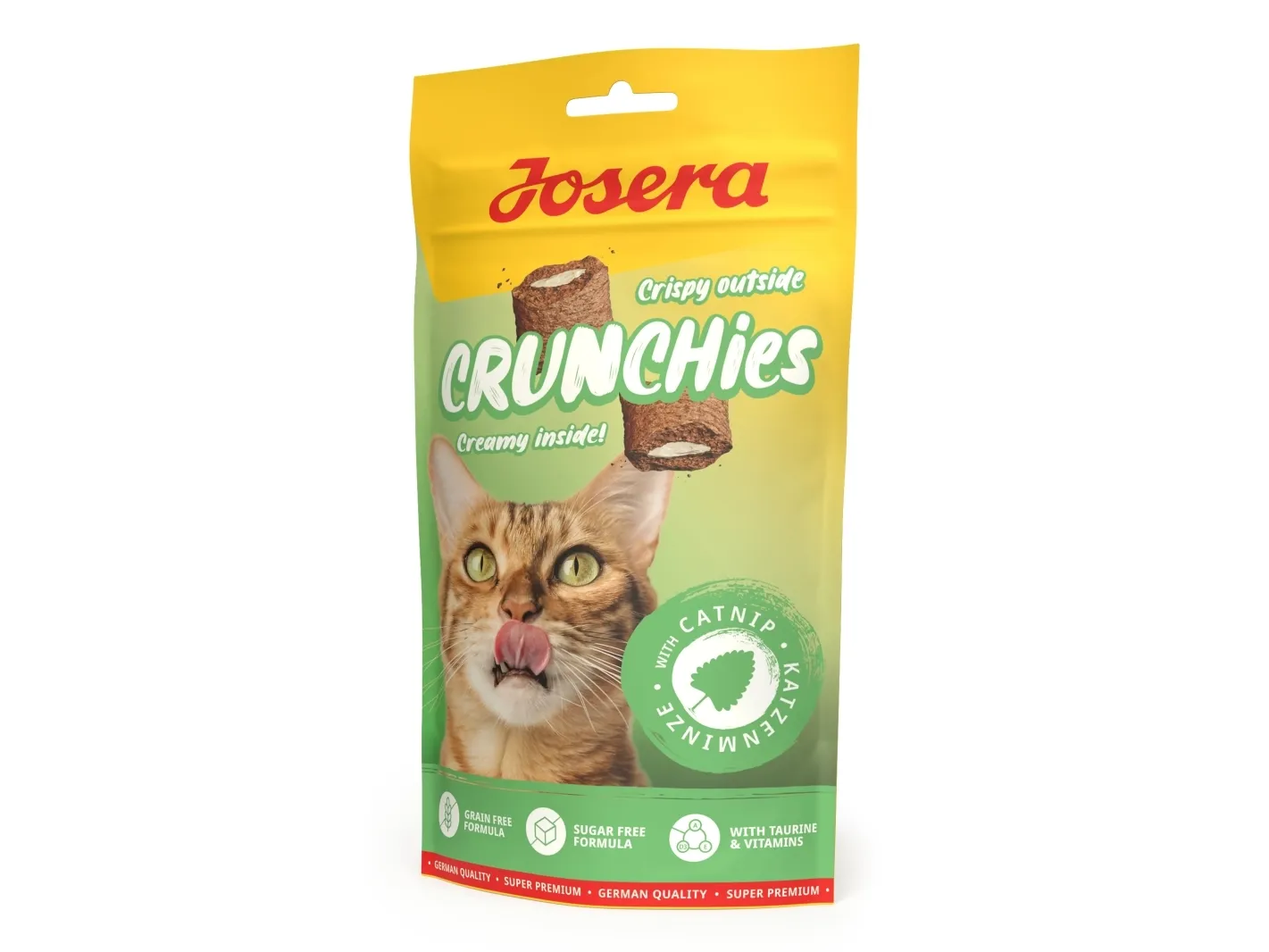 Josera Crunchies, Snacks, Katt, Voksen, Kattemynte, 60 g, Sukkerfri