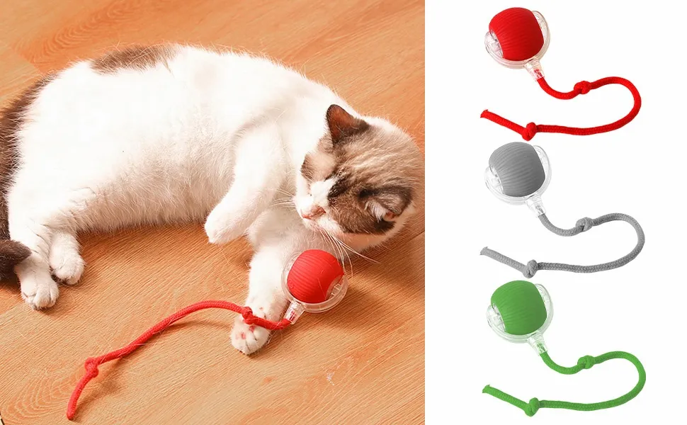 Interaktiv Katteleke / Leke for Katt - Bevegelig Ball