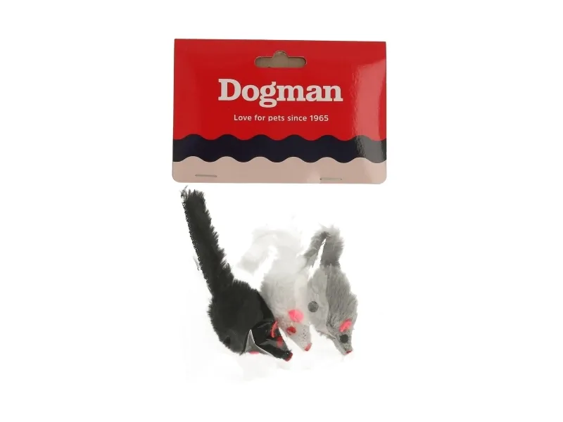 Dogman Kattleksak Mus Mini