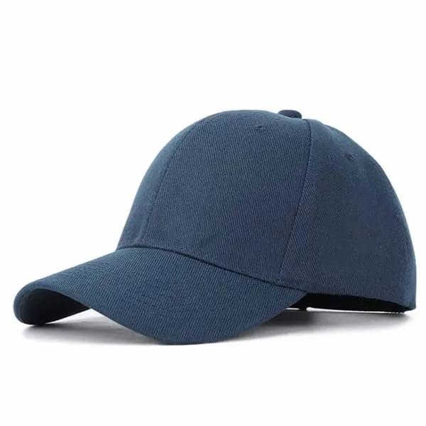 Mørkeblå cap sport strapback borcro spenne blå marine