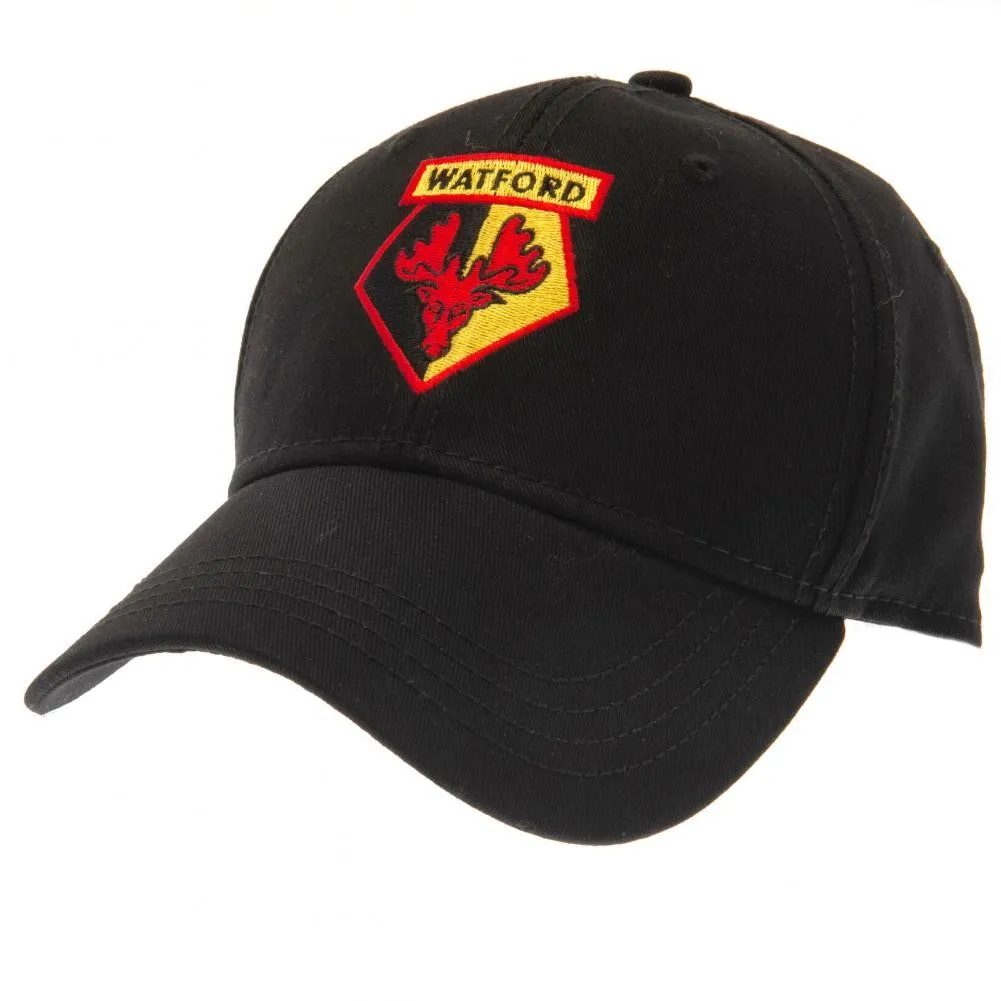 Watford FC Unisex Adult Crest Baseball Cap