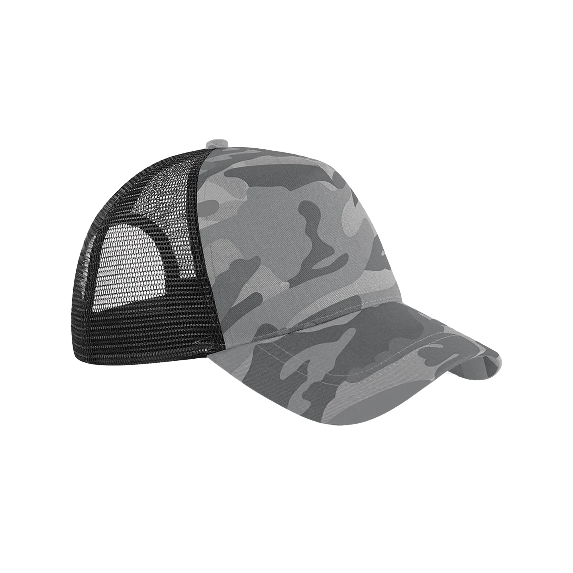 Beechfield Unisex Adult Camo Snapback Trucker Cap