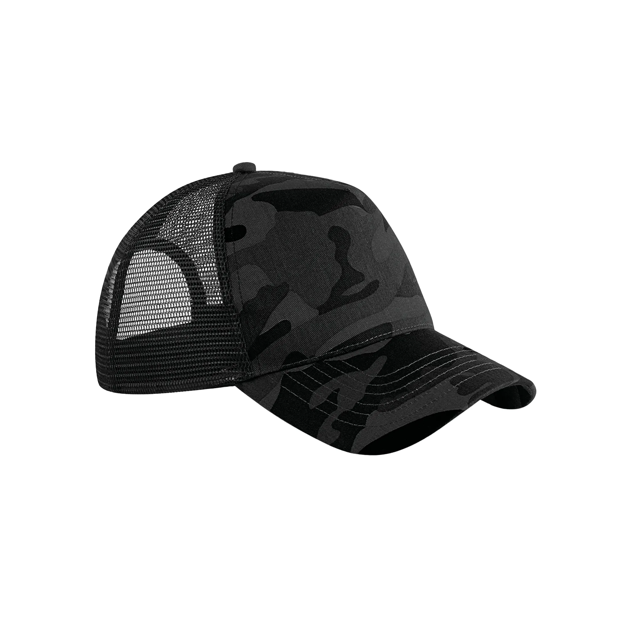 Beechfield Unisex Adult Camo Snapback Trucker Cap