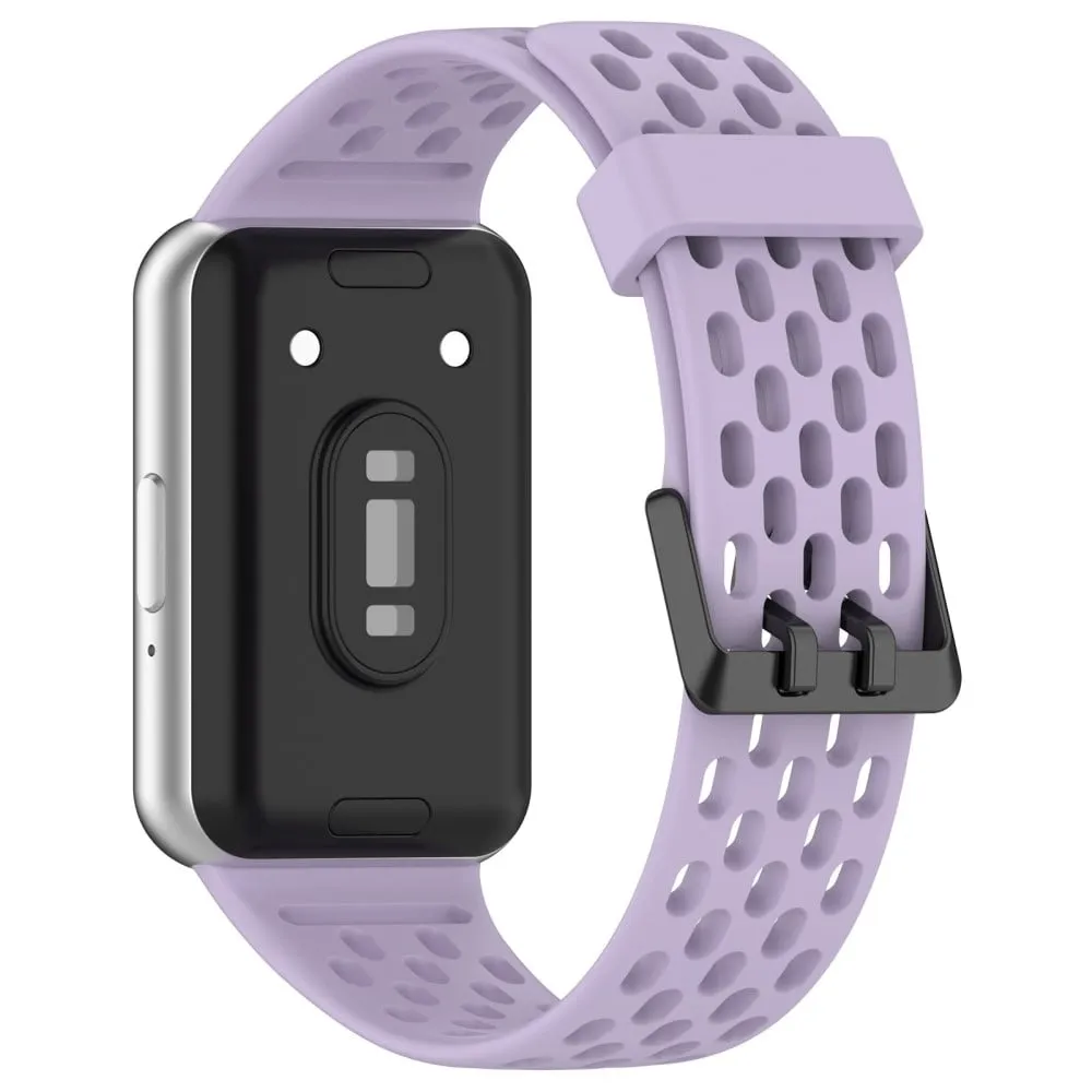 Samsung Galaxy Fit3-armbånd med utskiftingssilikon som puster - Lilla
