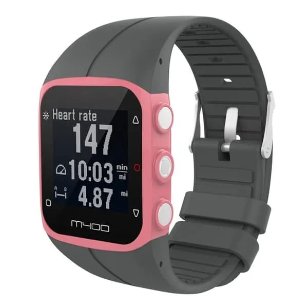 Polar M400 klokkereim laget av silikon - Grå