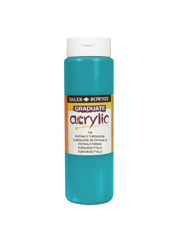 Daler-Rowney Graduate Acrylic 500 ml Phthalo Turquoise