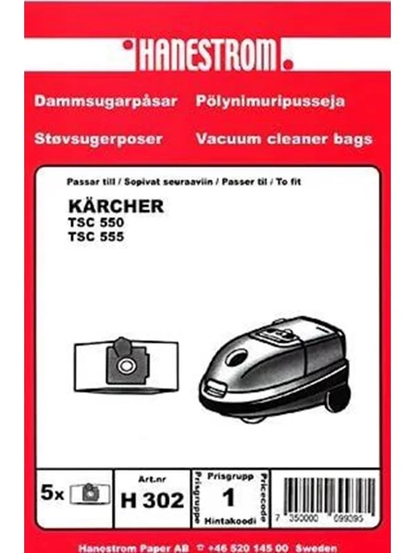 hanestroem Vacuum Cleaner Bags - 5 pcs